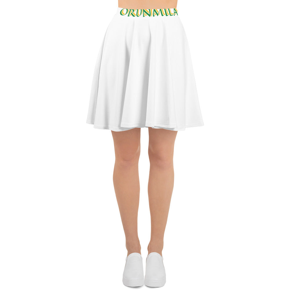 Orunmila Lucumi White 2 Skirt