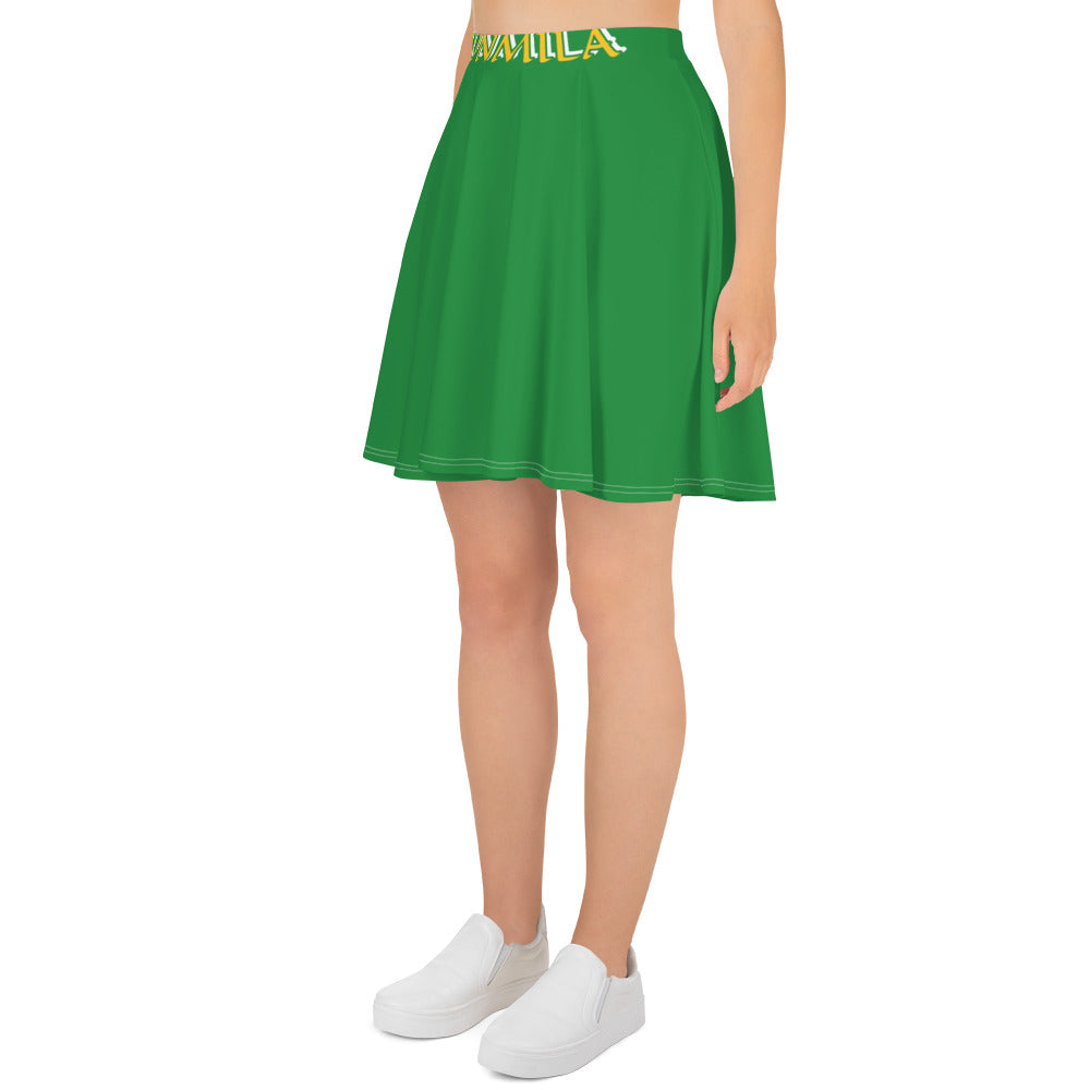 Orunmila Lucumi Green 2 Reverse Skirt