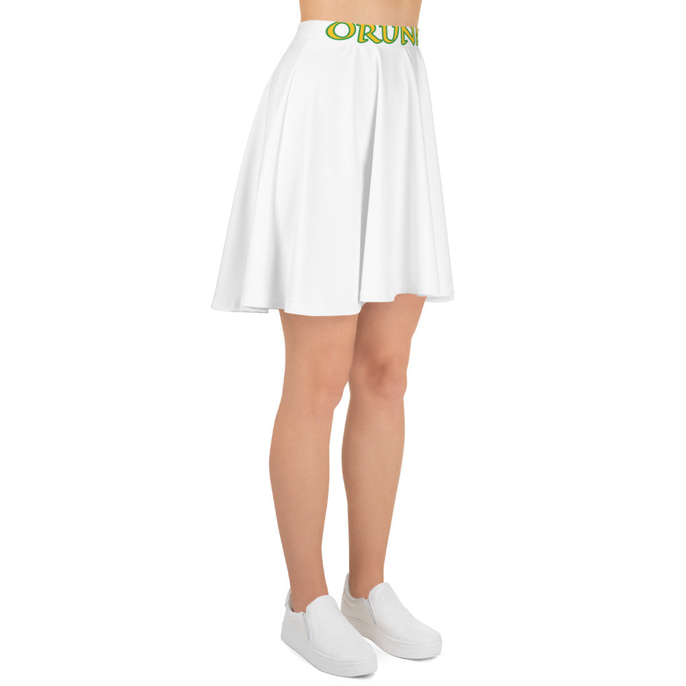 Orunmila Lucumi White 2 Reverse Skirt