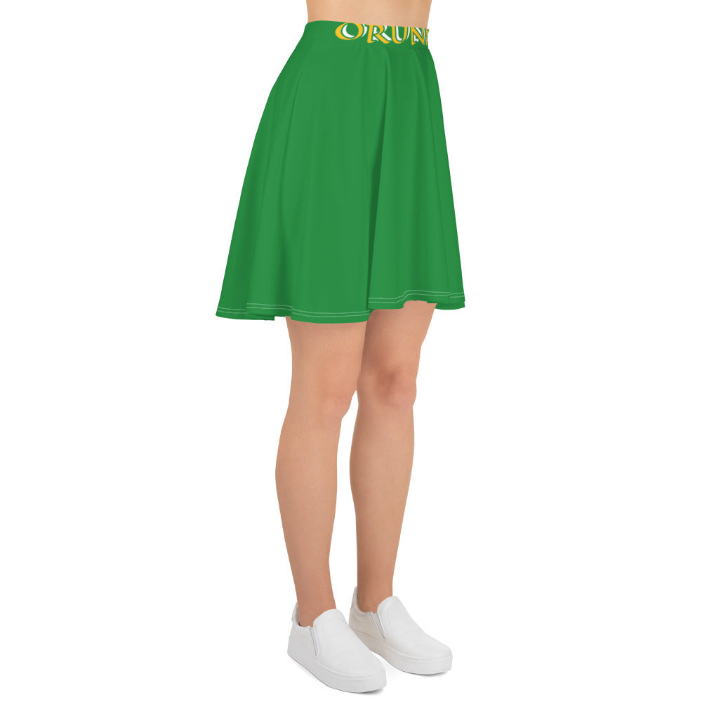 Orunmila Lucumi Green 2 Reverse Skirt