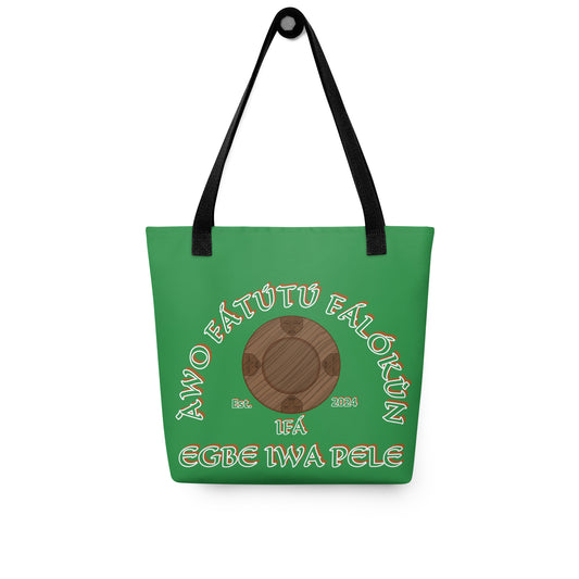 Personalized Egbe Iwa Pele Signature Logo 3 Tote bag