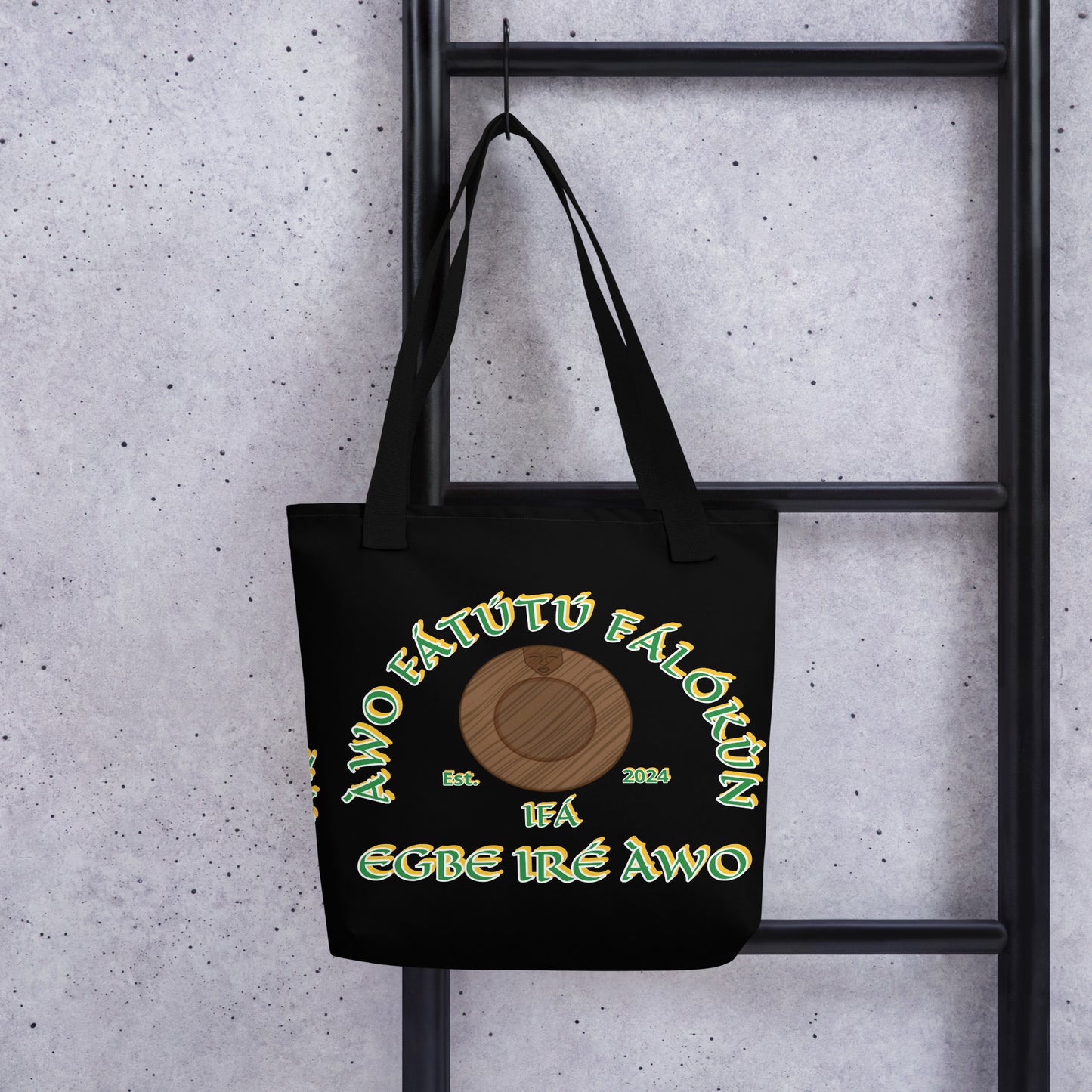 Personalized Egbe Ire Awo Signature Logo 4 Tote bag