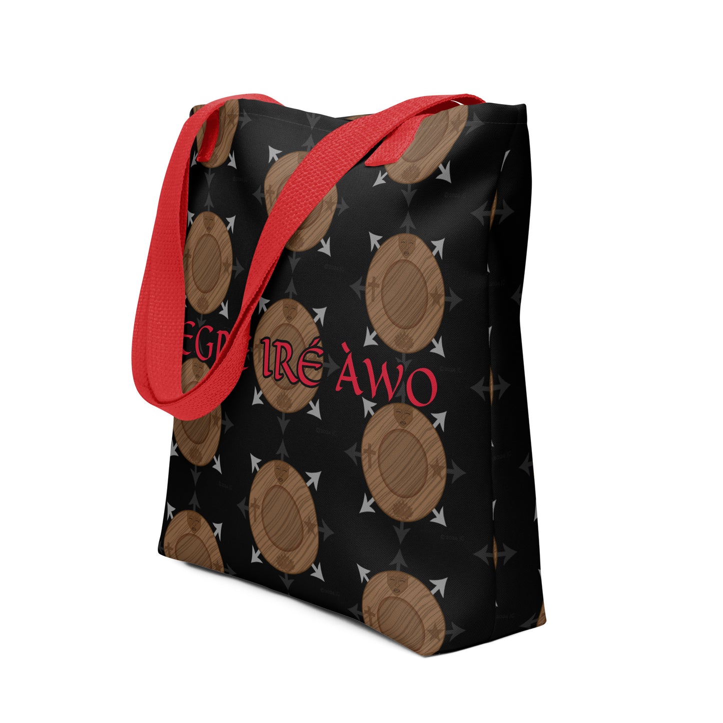 Egbe Ire Awo Black Logo Tote bag