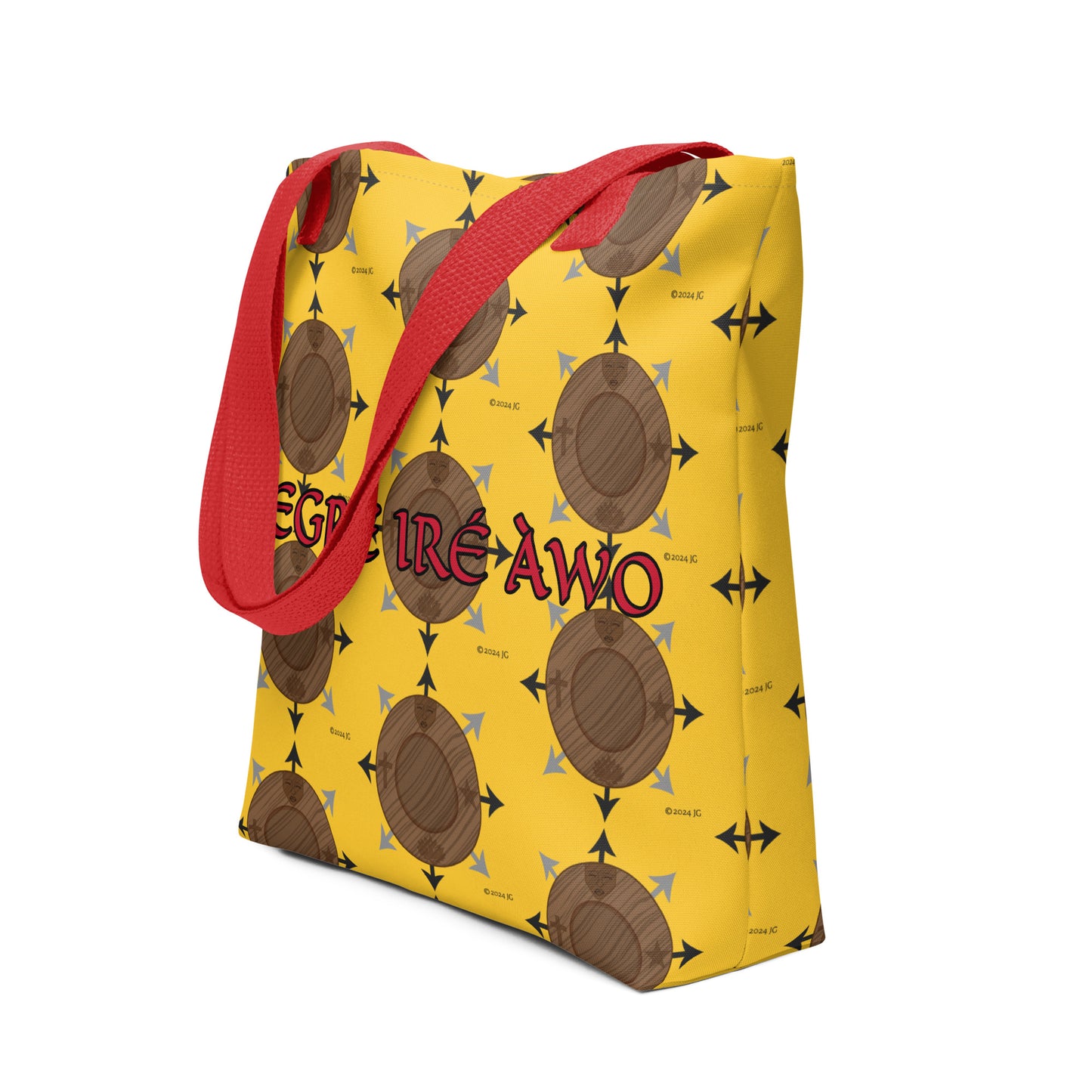 Egbe Ire Awo Yellow Logo Tote bag