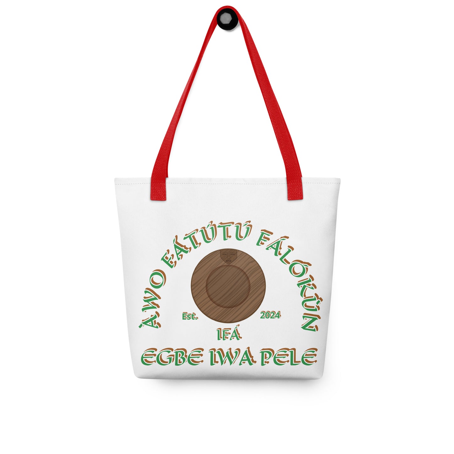 Personalized Egbe Iwa Pele Signature Logo 4 Tote bag