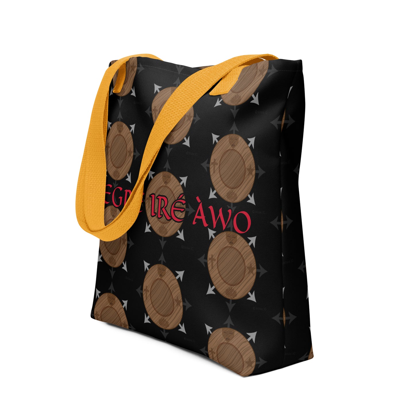 Egbe Ire Awo Black Logo Tote bag