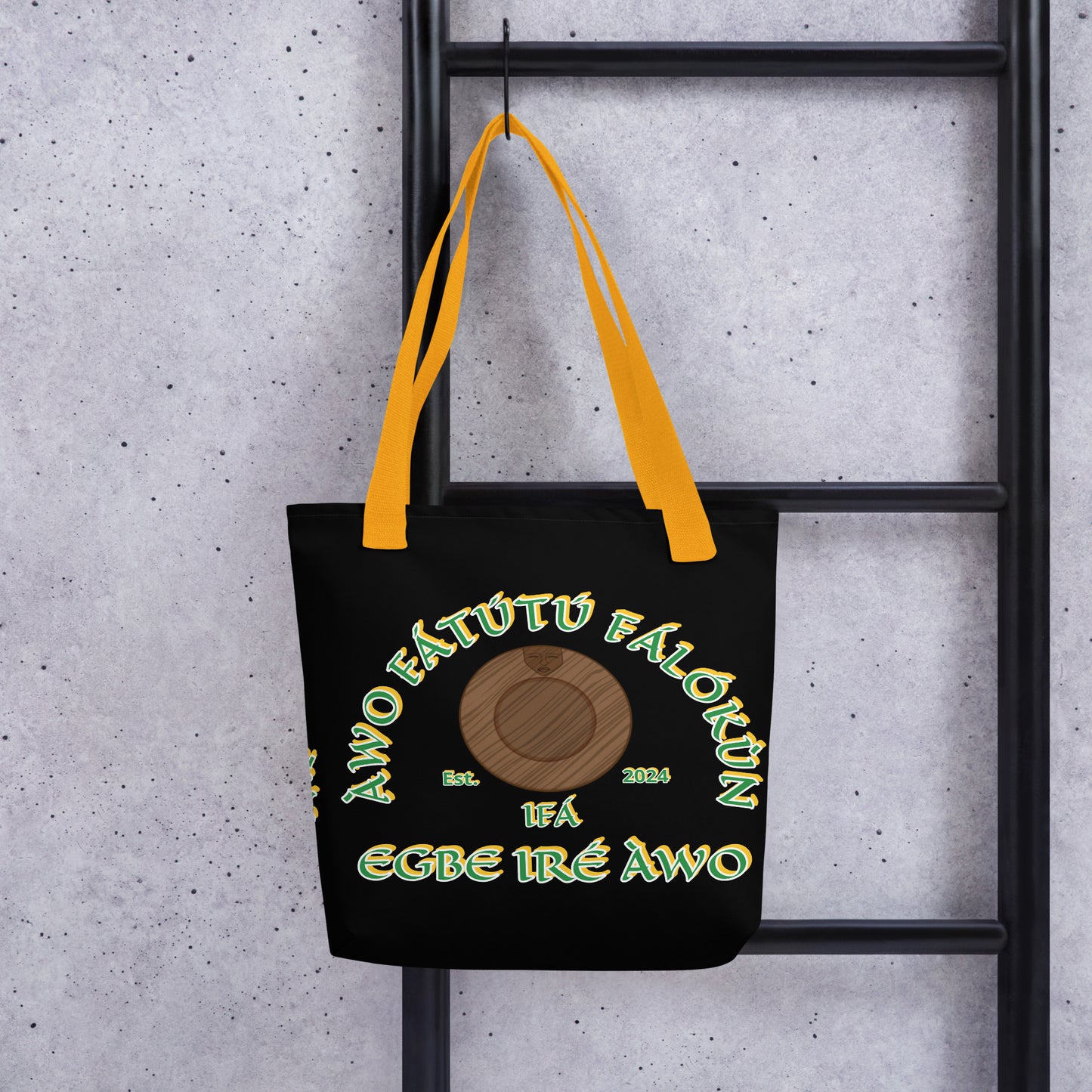 Personalized Egbe Ire Awo Signature Logo 4 Tote bag