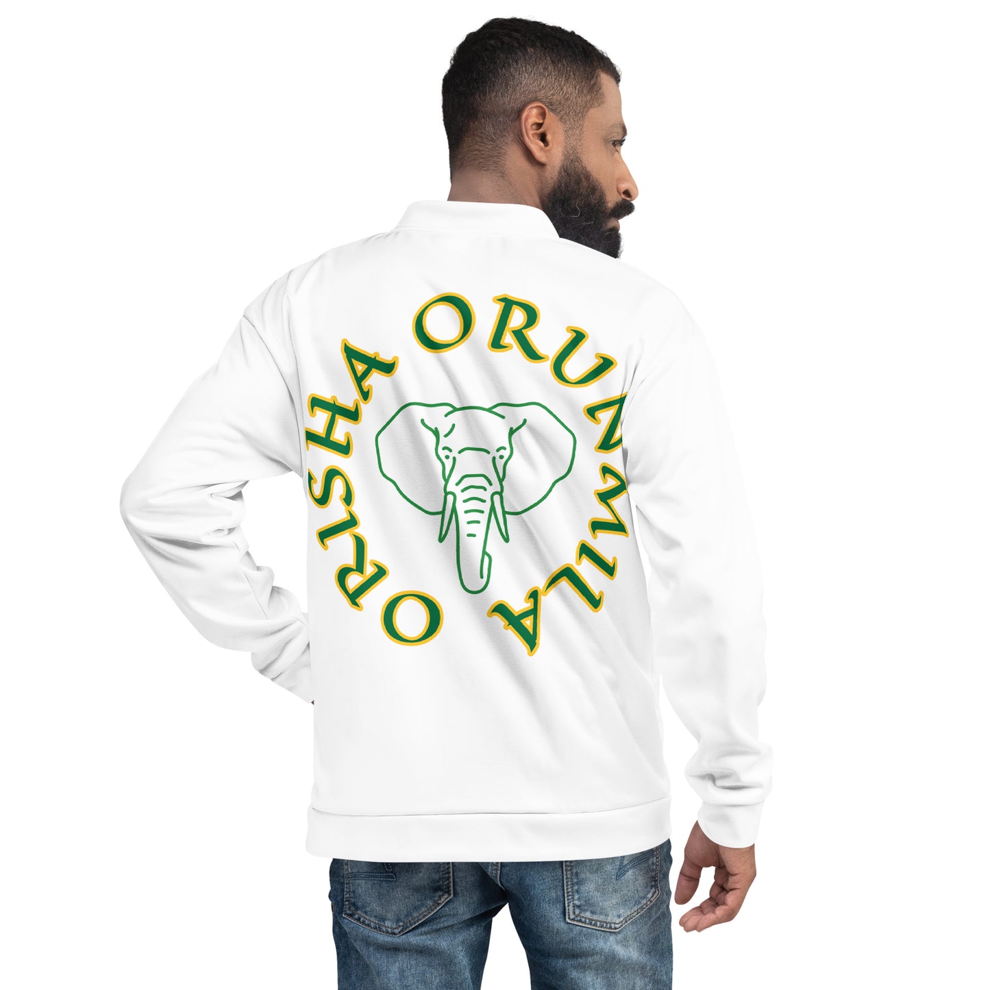 Orisha Orunmila Lucumi Unisex Bomber Jacket