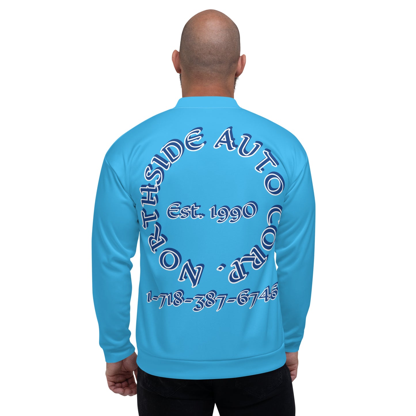 Northside Auto Marine/Blue Unisex Bomber Jacket