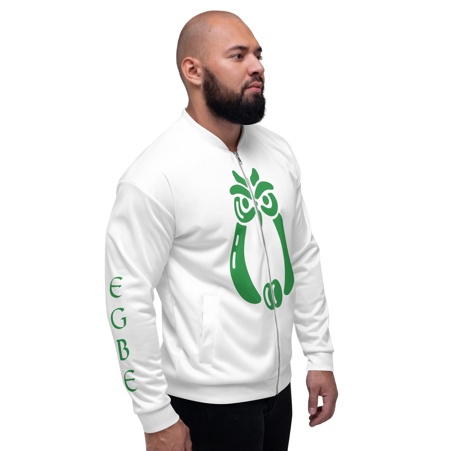 Egbe Ire Awo Signature Green  Unisex Bomber Jacket