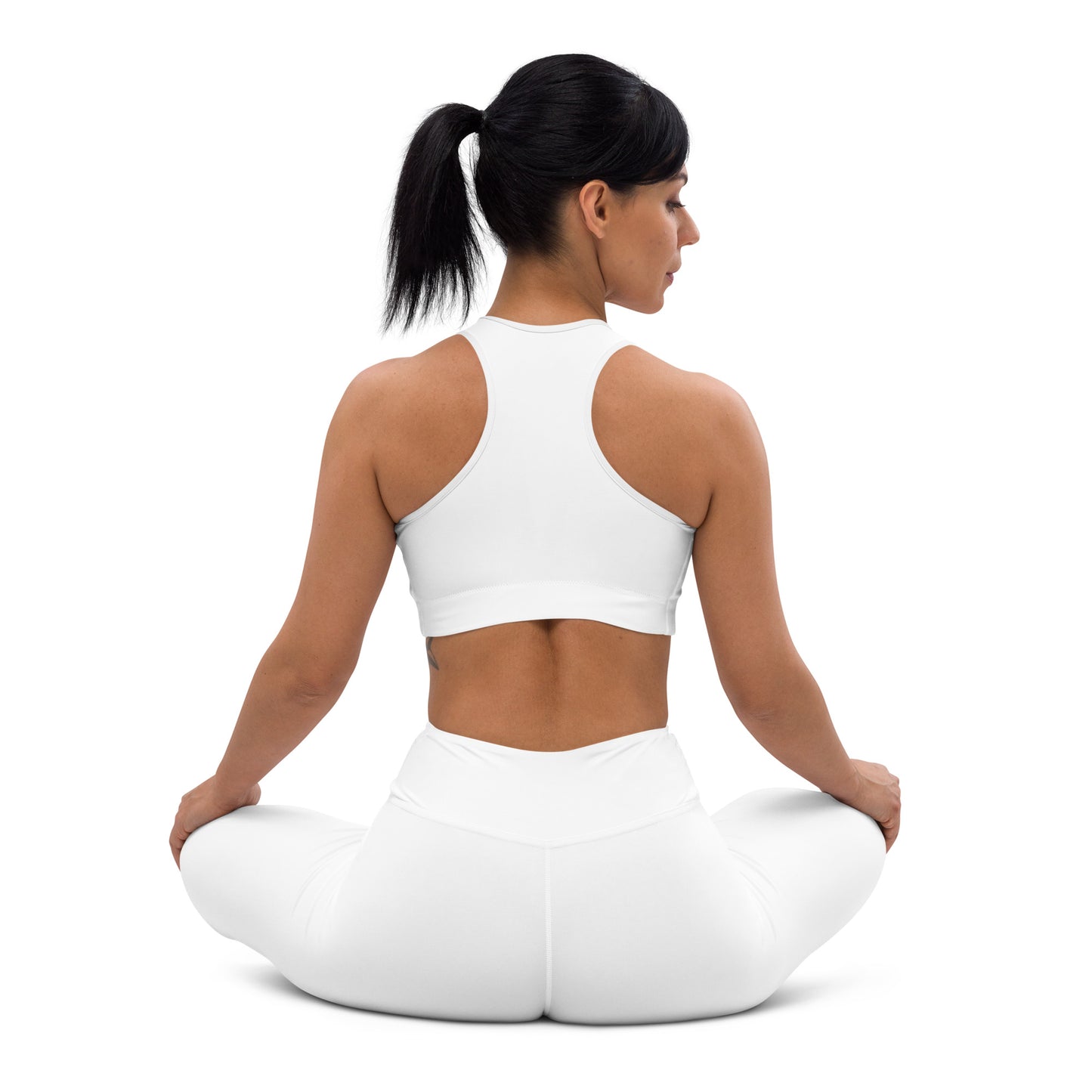 Iyawo/White Yoga Leggings