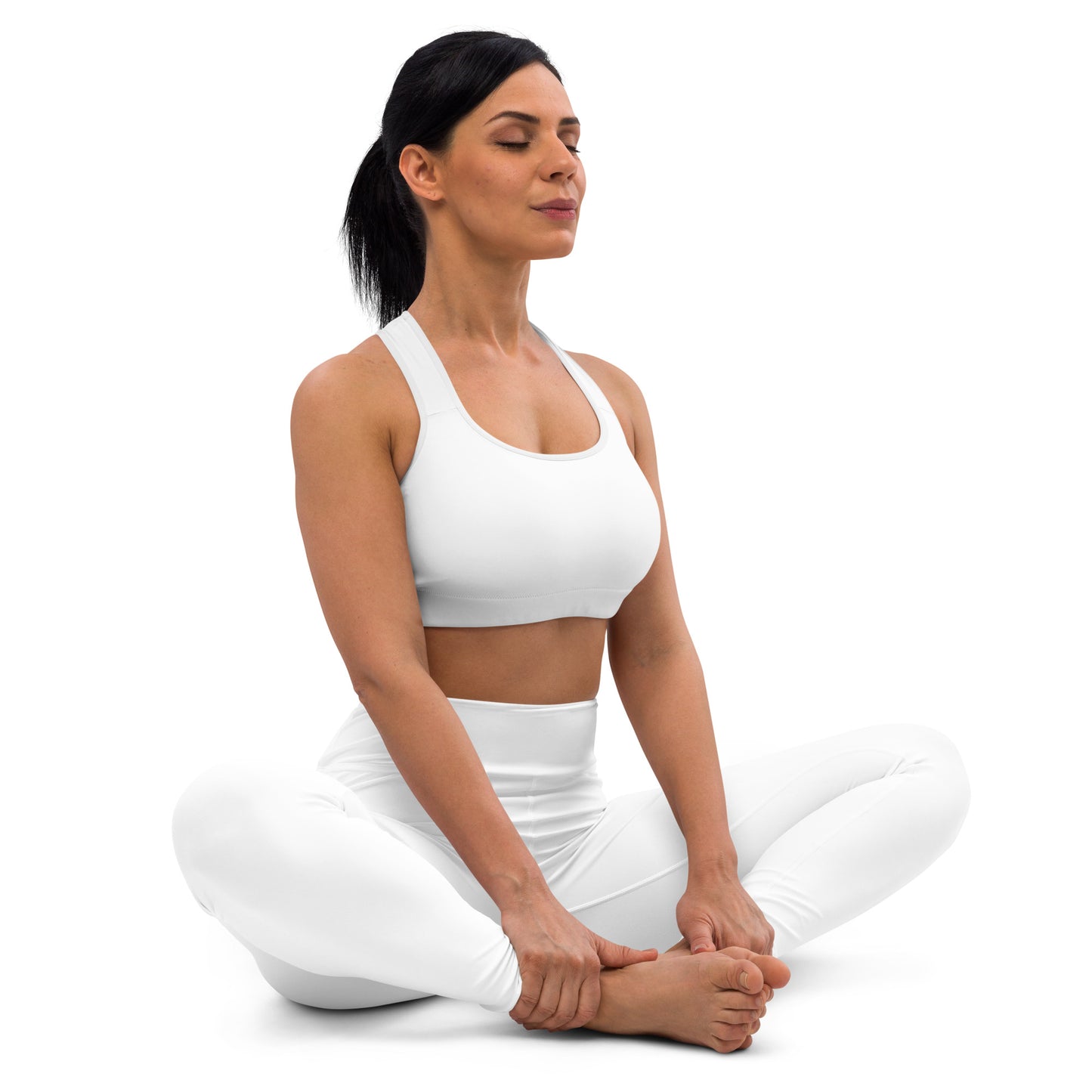 Iyawo/White Yoga Leggings