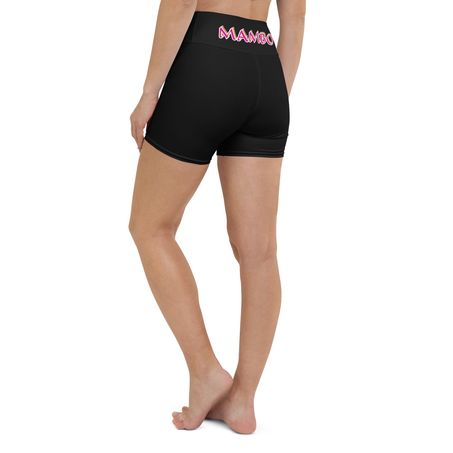 Mambo 3 Black Yoga Shorts