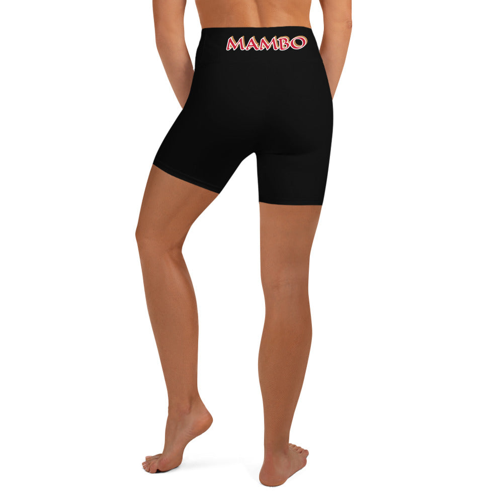 Mambo 2 Black Yoga Shorts