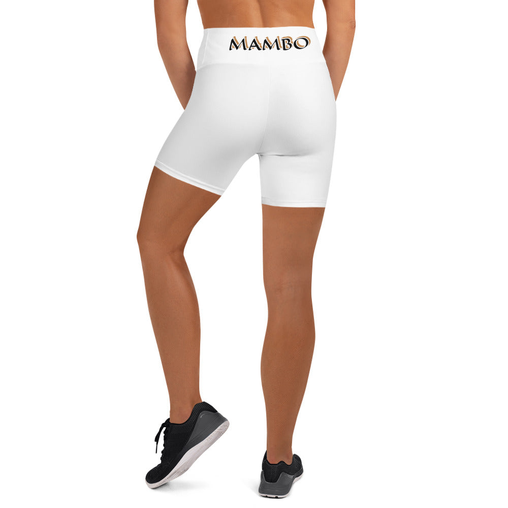 Mambo Black/Gold Yoga Shorts