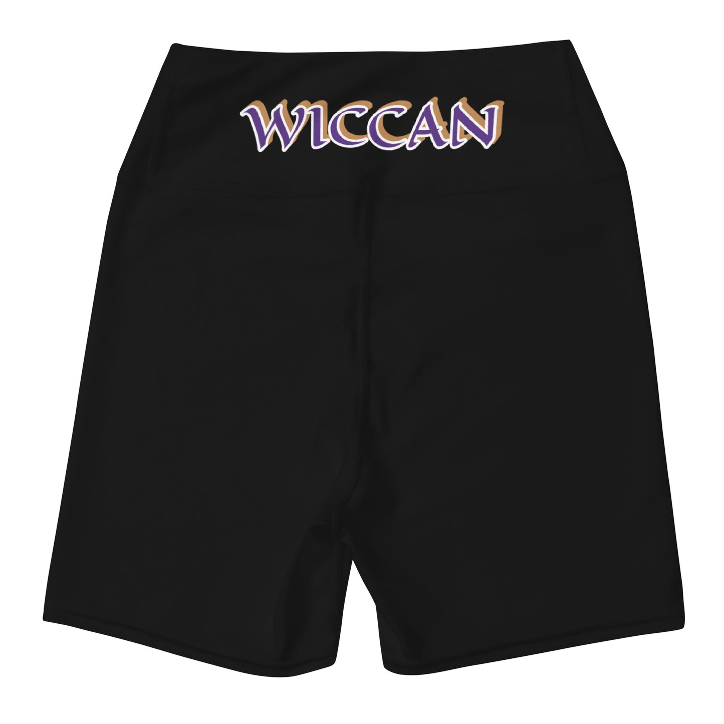 Wiccan 4 Black Yoga Shorts