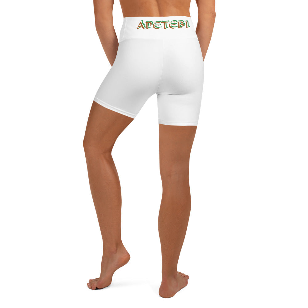 Apetebi Isese Reverse Black Yoga Shorts