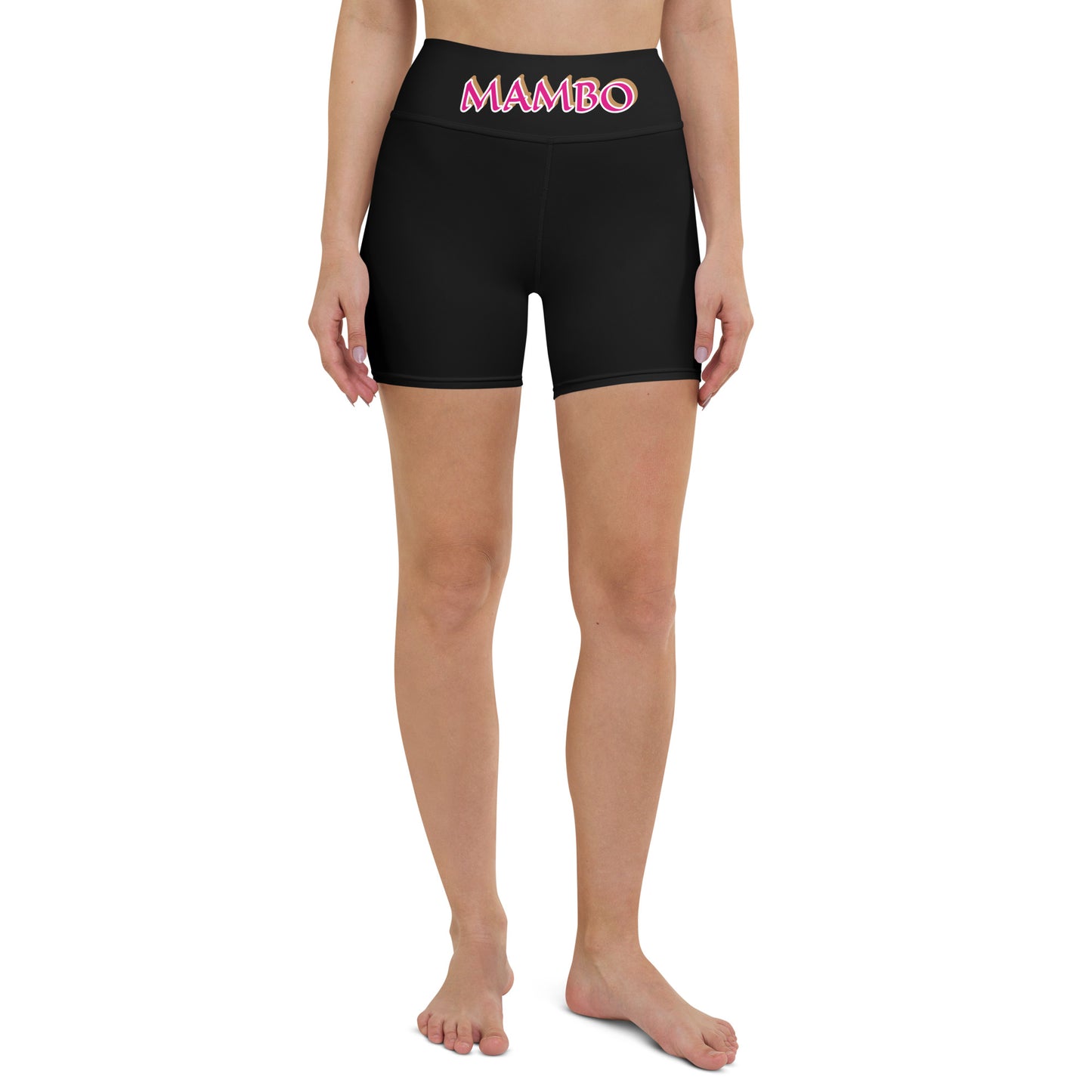 Mambo 3 Black Yoga Shorts