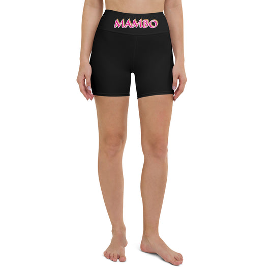 Mambo 3 Black Yoga Shorts