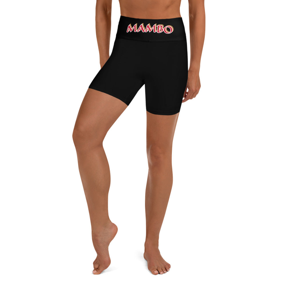 Mambo 2 Black Yoga Shorts