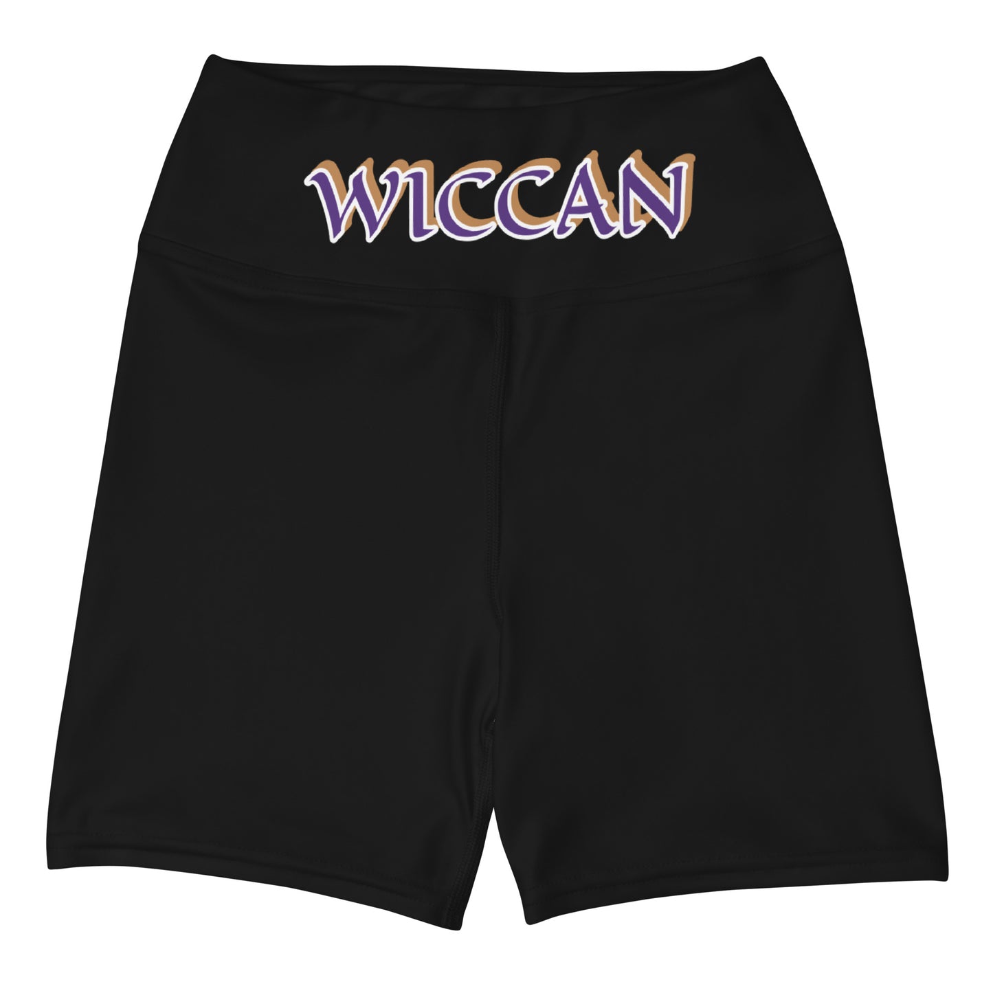 Wiccan 4 Black Yoga Shorts