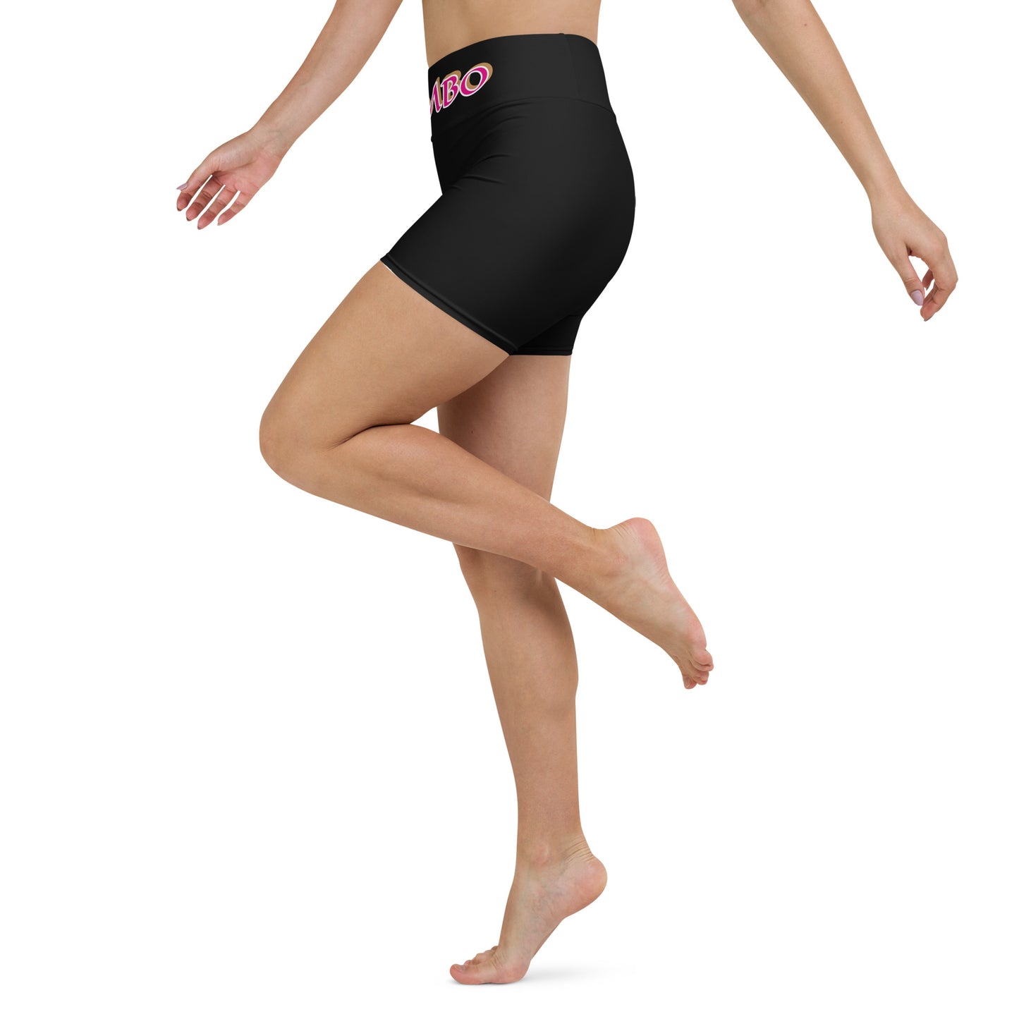 Mambo 3 Black Yoga Shorts