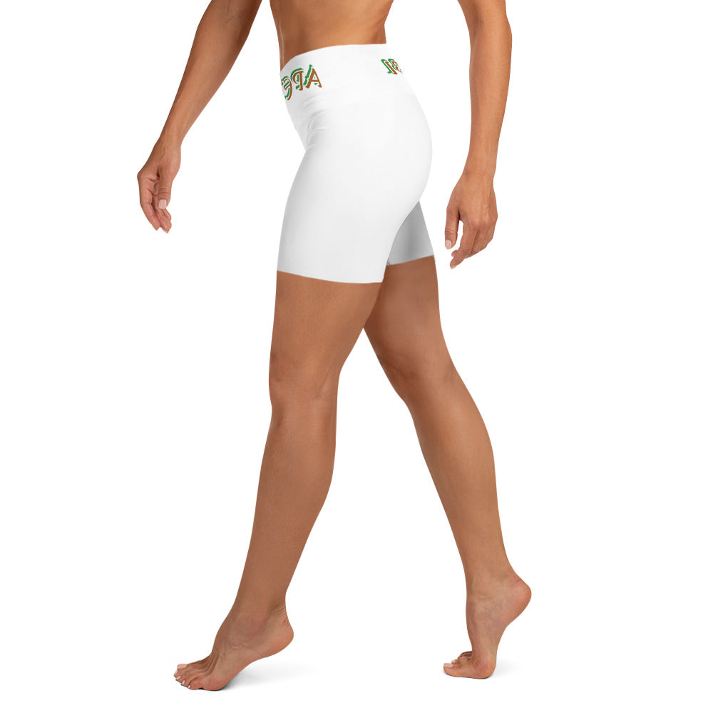 Apetebi Isese Reverse Black Yoga Shorts