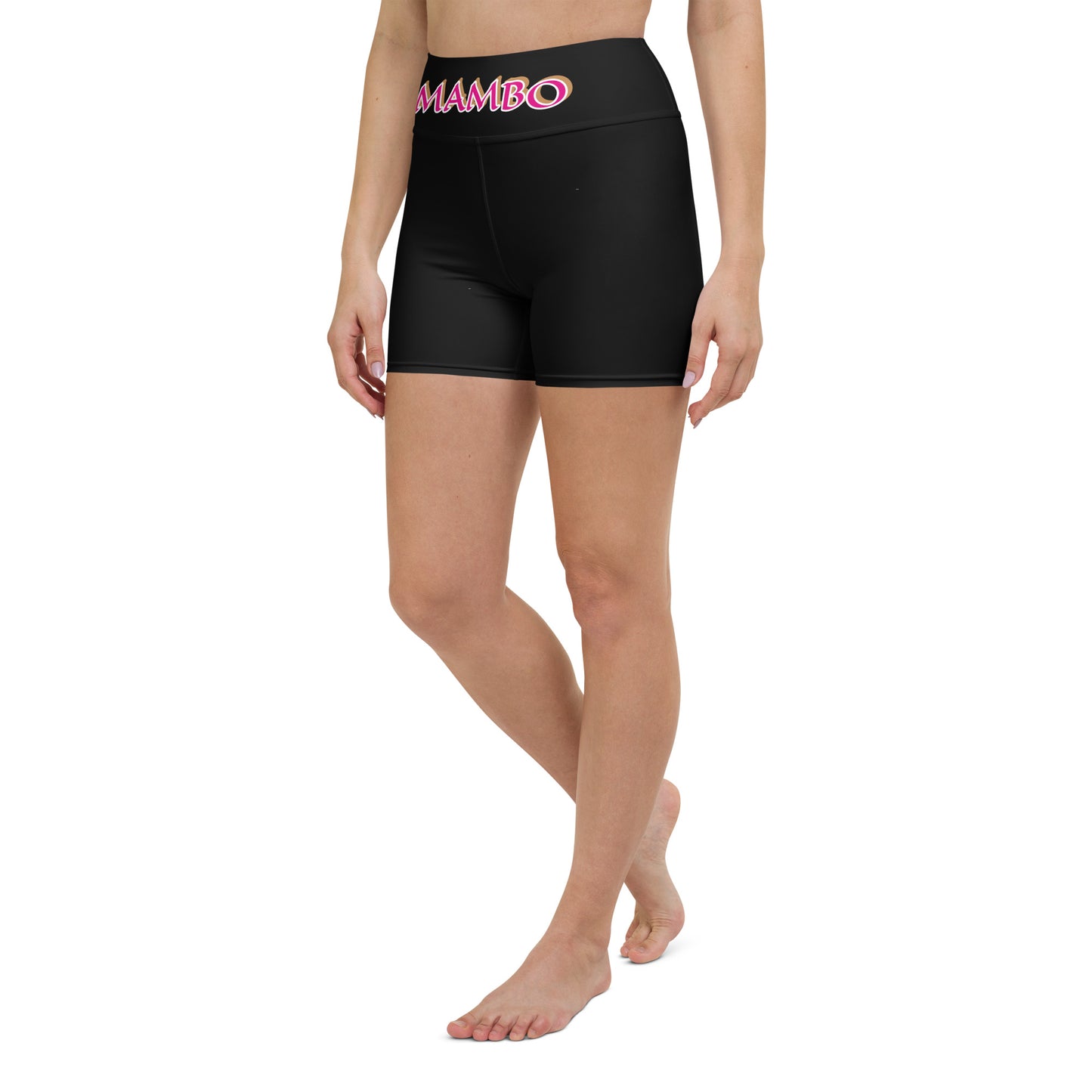 Mambo 3 Black Yoga Shorts