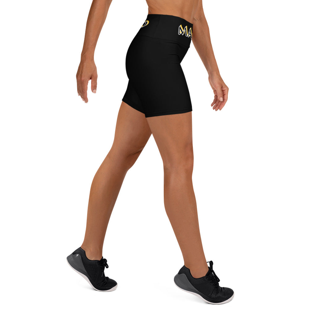 Mambo 7 Black Yoga Shorts