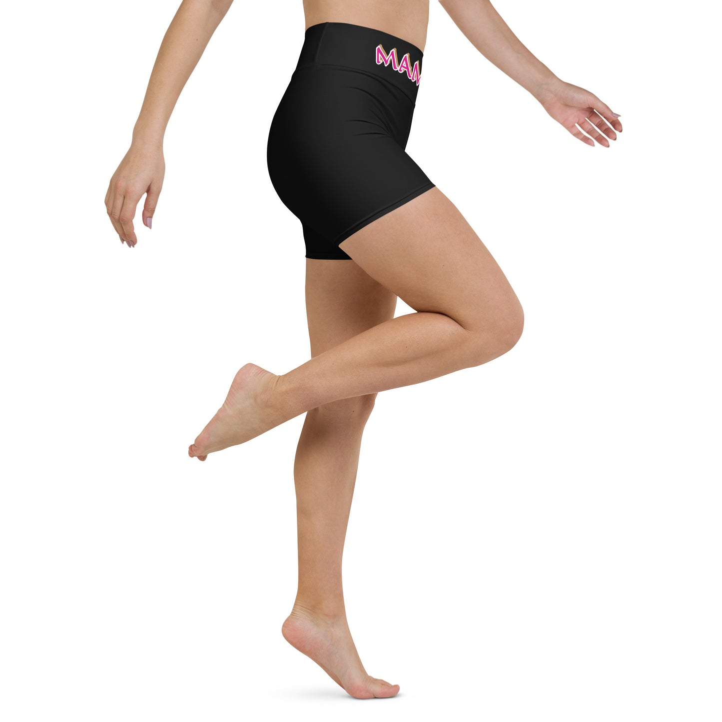 Mambo 3 Black Yoga Shorts