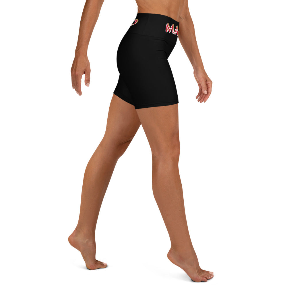 Mambo 2 Black Yoga Shorts