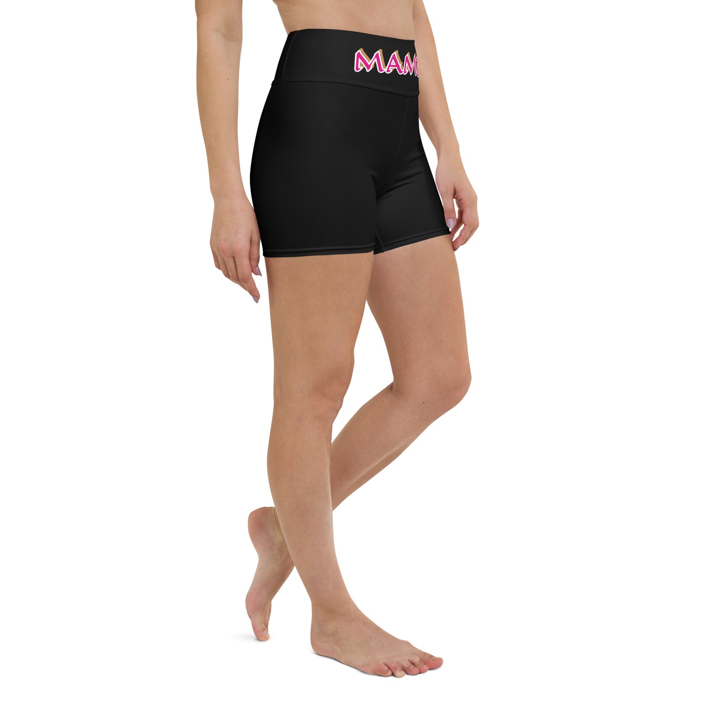 Mambo 3 Black Yoga Shorts