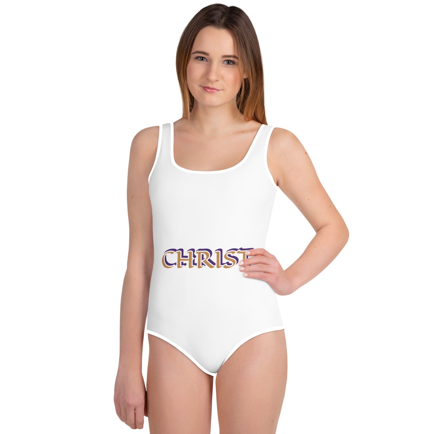 Christ All-Over Print Youth Swimsuit