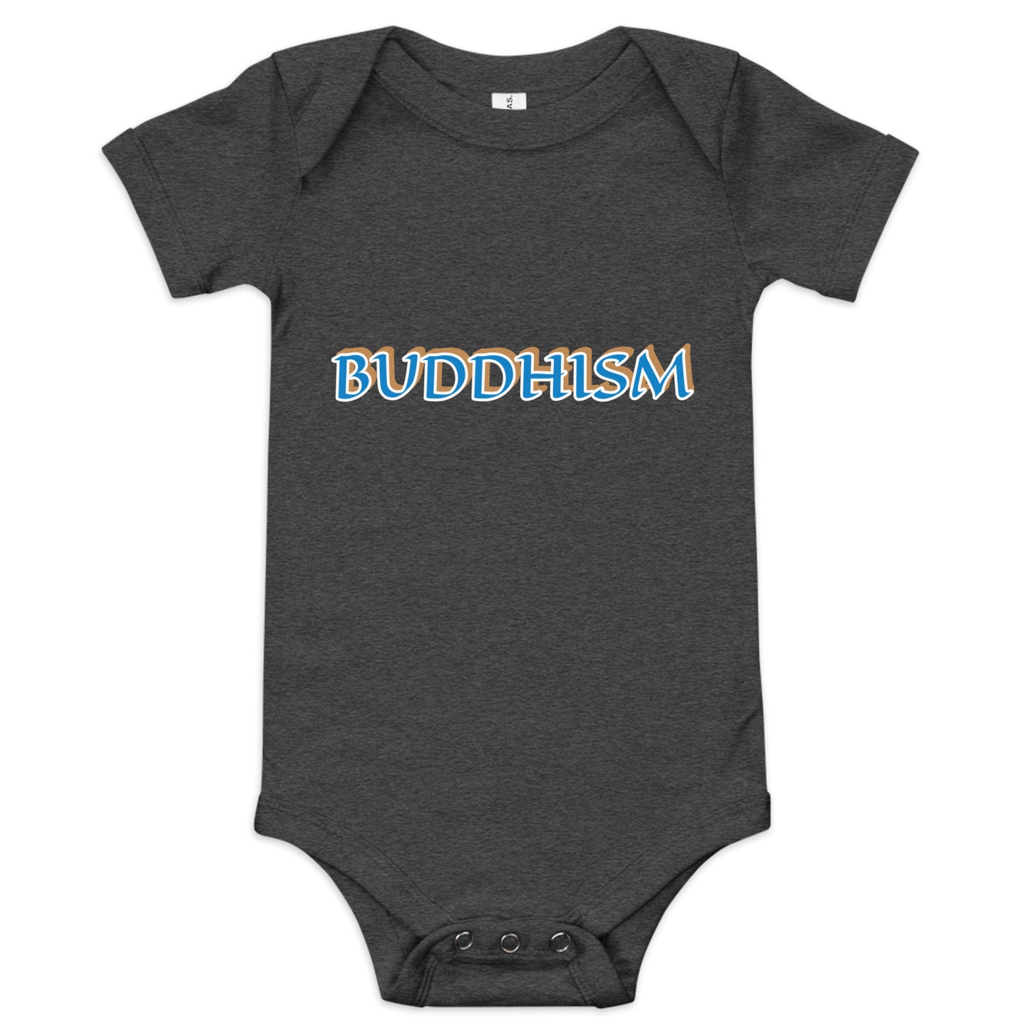 Buddhism Baby Short Sleeve One Piece | Bella + Canvas 100B