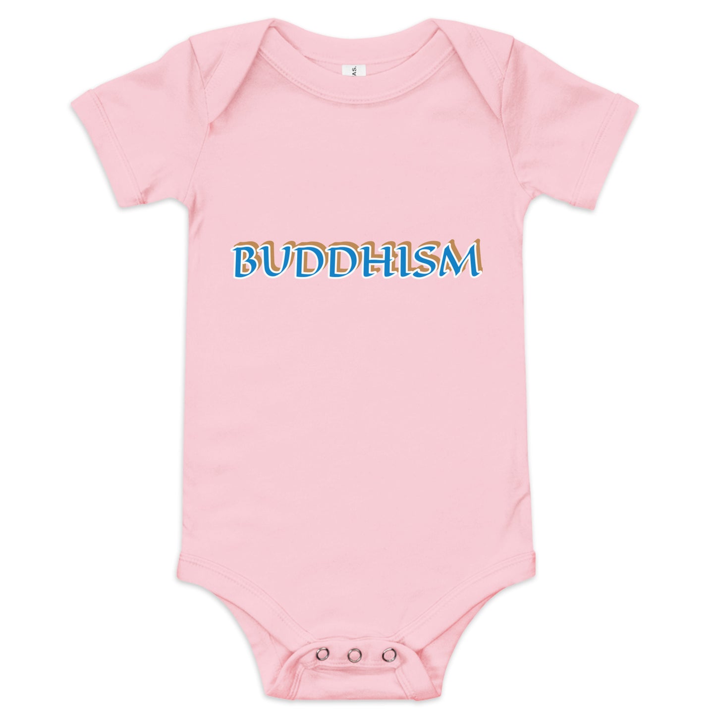 Buddhism Baby Short Sleeve One Piece | Bella + Canvas 100B