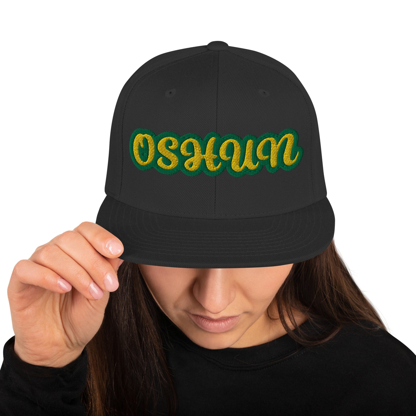 Oshun Lucumi Script Snapback Hat