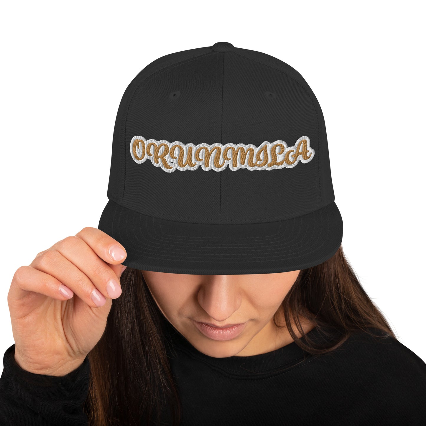 Orunmila ELA Reverse Script Snapback Hat