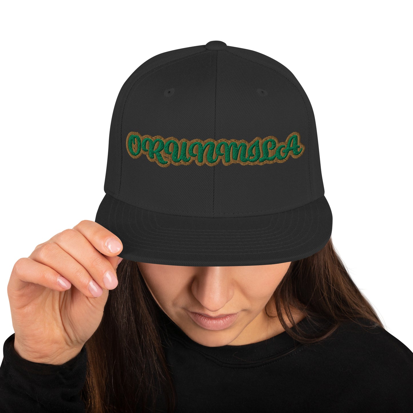 Orunmila Isese Script Snapback Hat