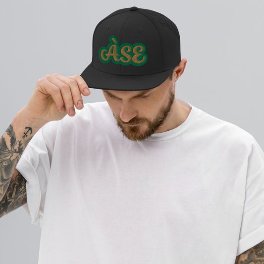 Àse Isese Reverse Script Snapback hat