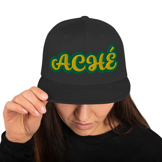 Aché Lucumi  Reverse Script Snapback hat