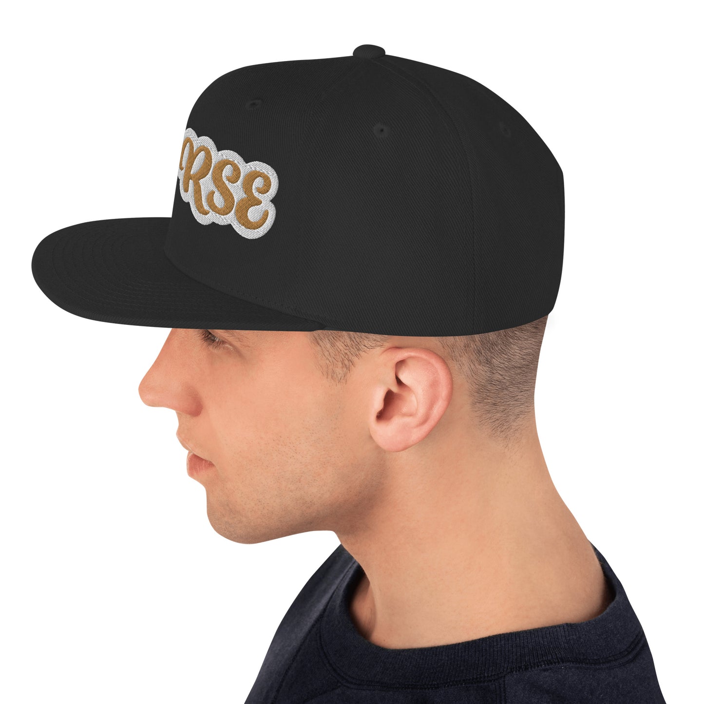 NORSE 1 Reverse Script Snapback hat