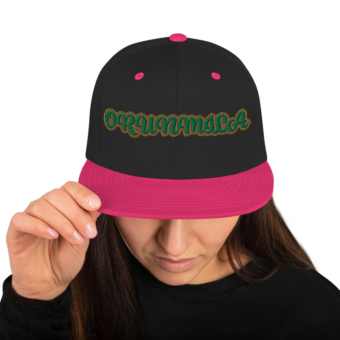 Orunmila Isese Script Snapback Hat