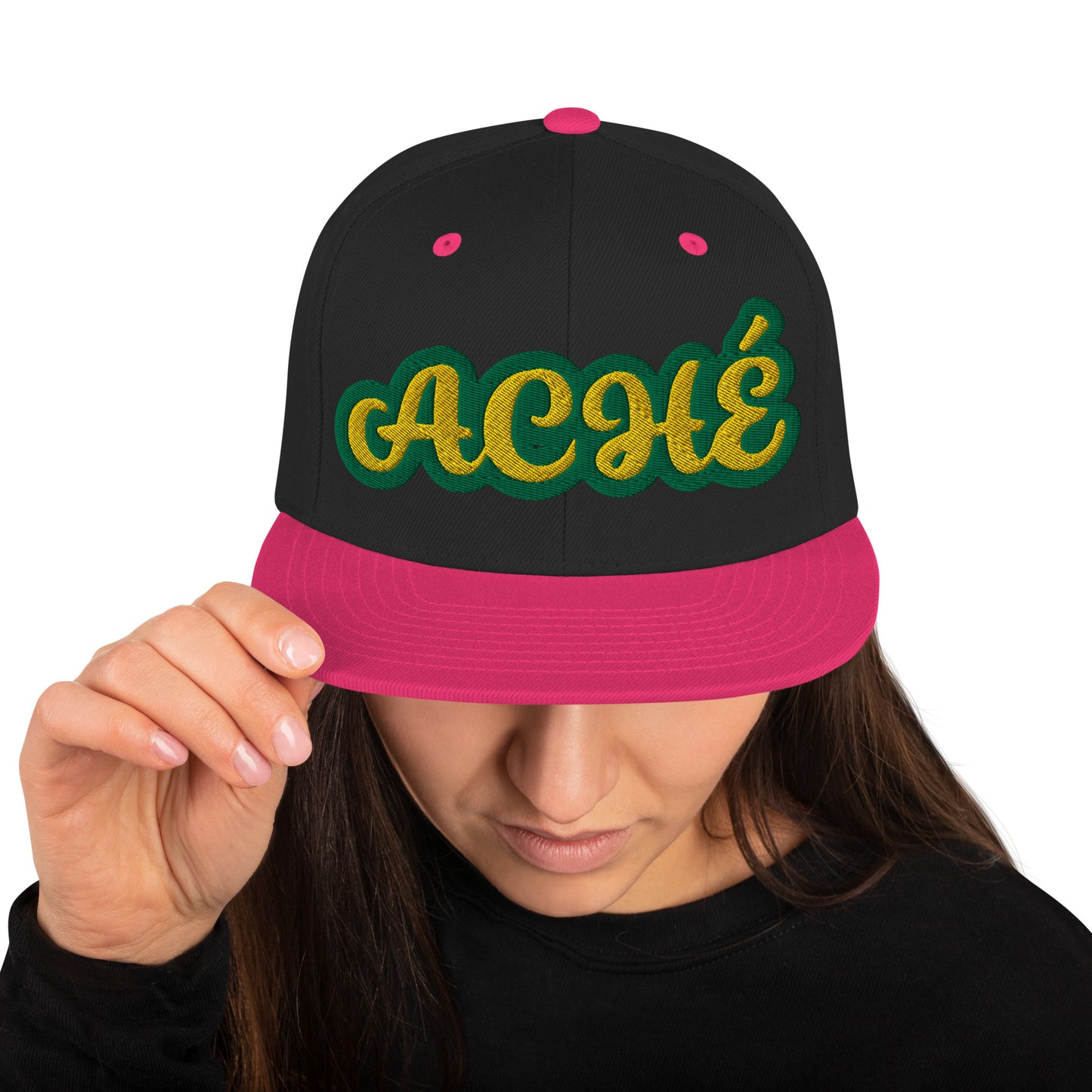 Aché Lucumi  Reverse Script Snapback hat