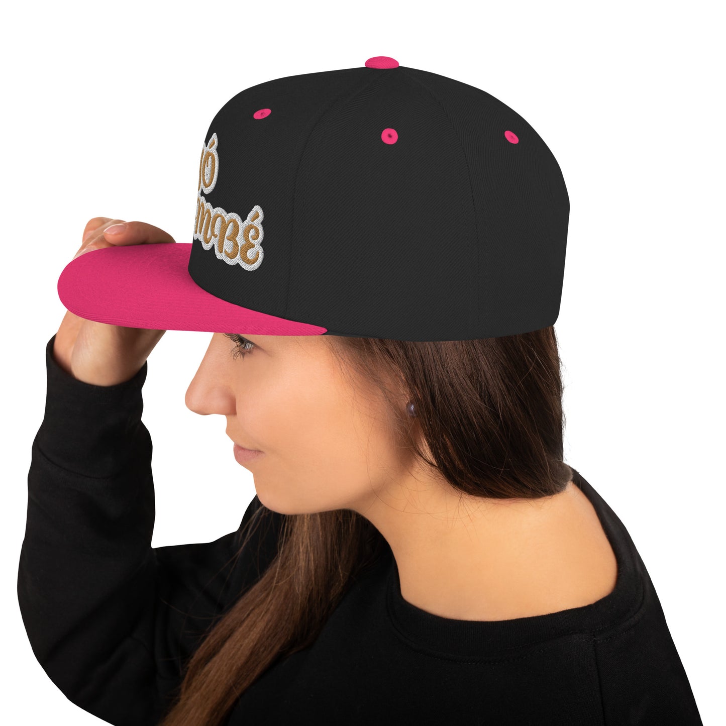 Yo Mambe Reverse Script Snapback hat