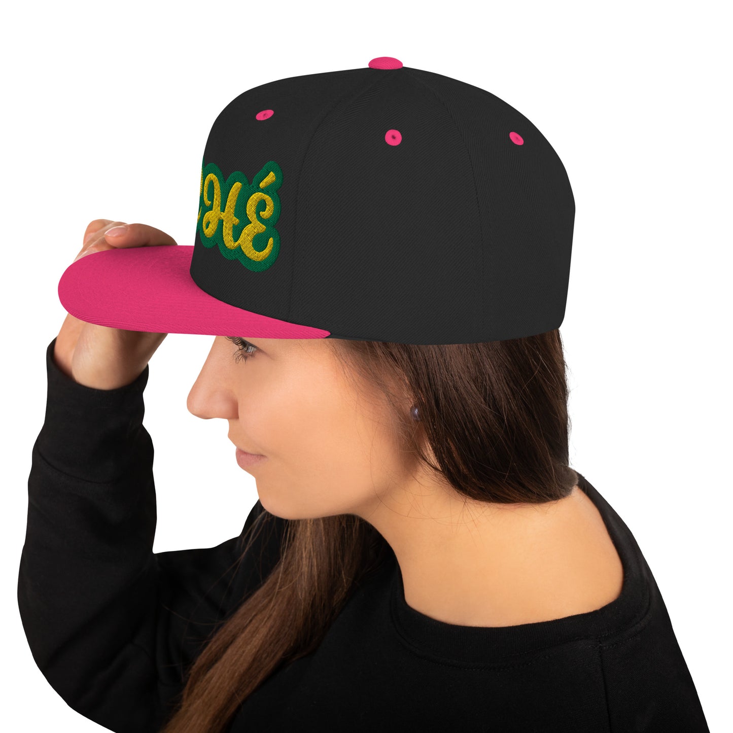 Aché Lucumi  Reverse Script Snapback hat