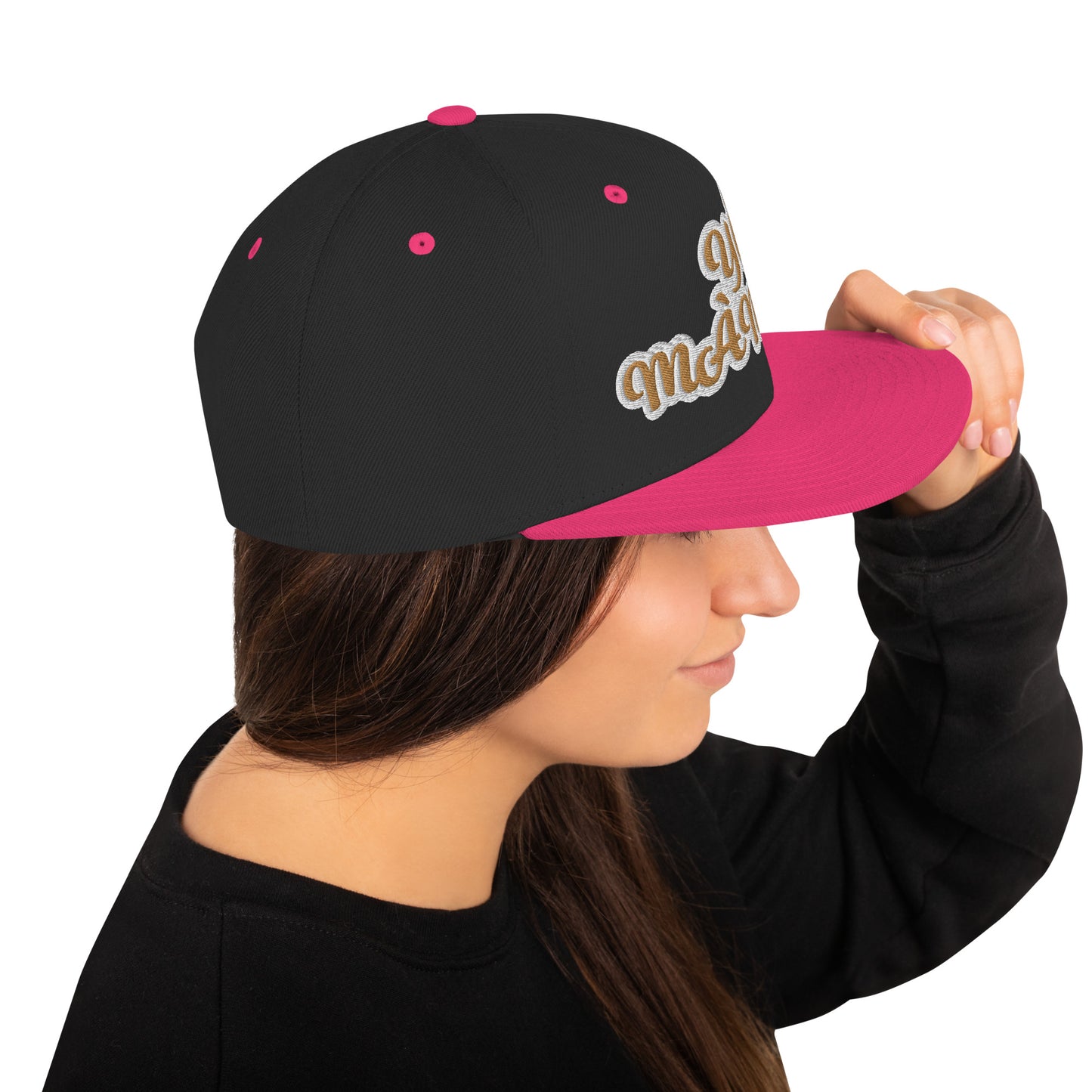 Yo Mambe Reverse Script Snapback hat