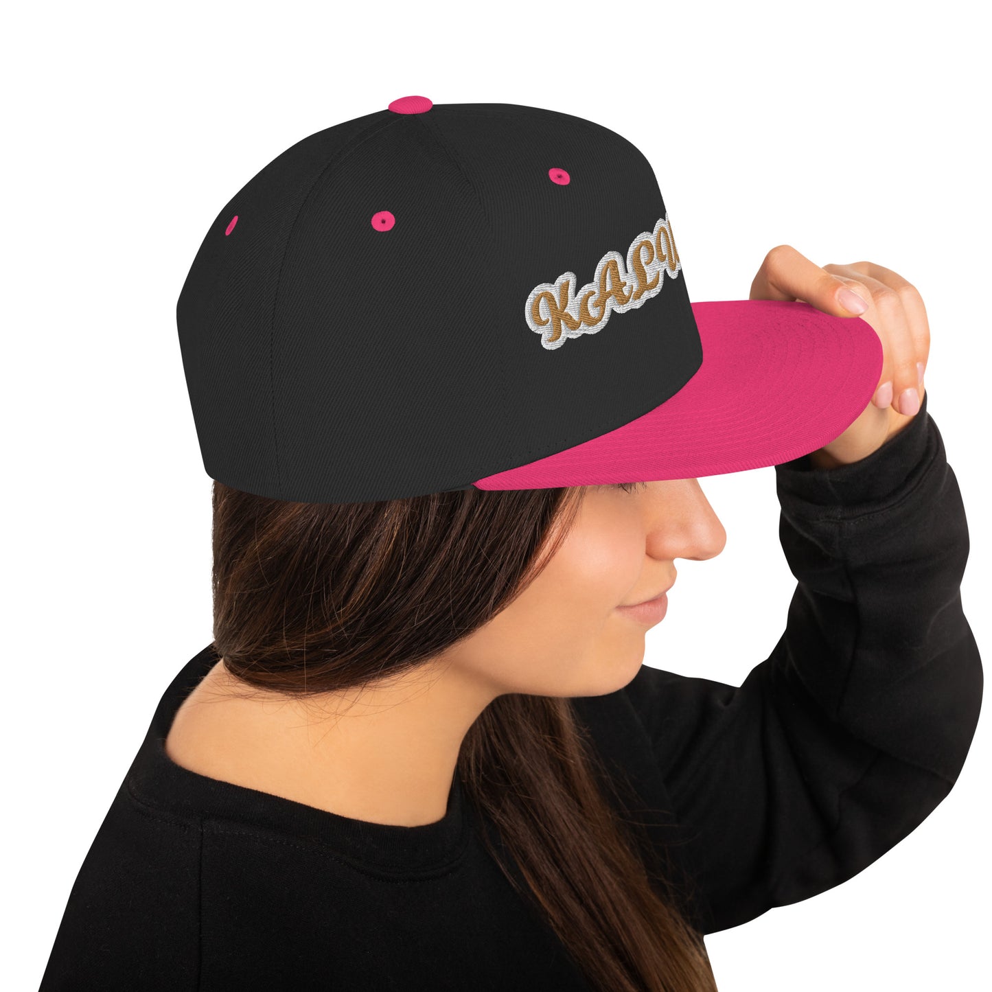 Kalunga Reverse Script Snapback hat