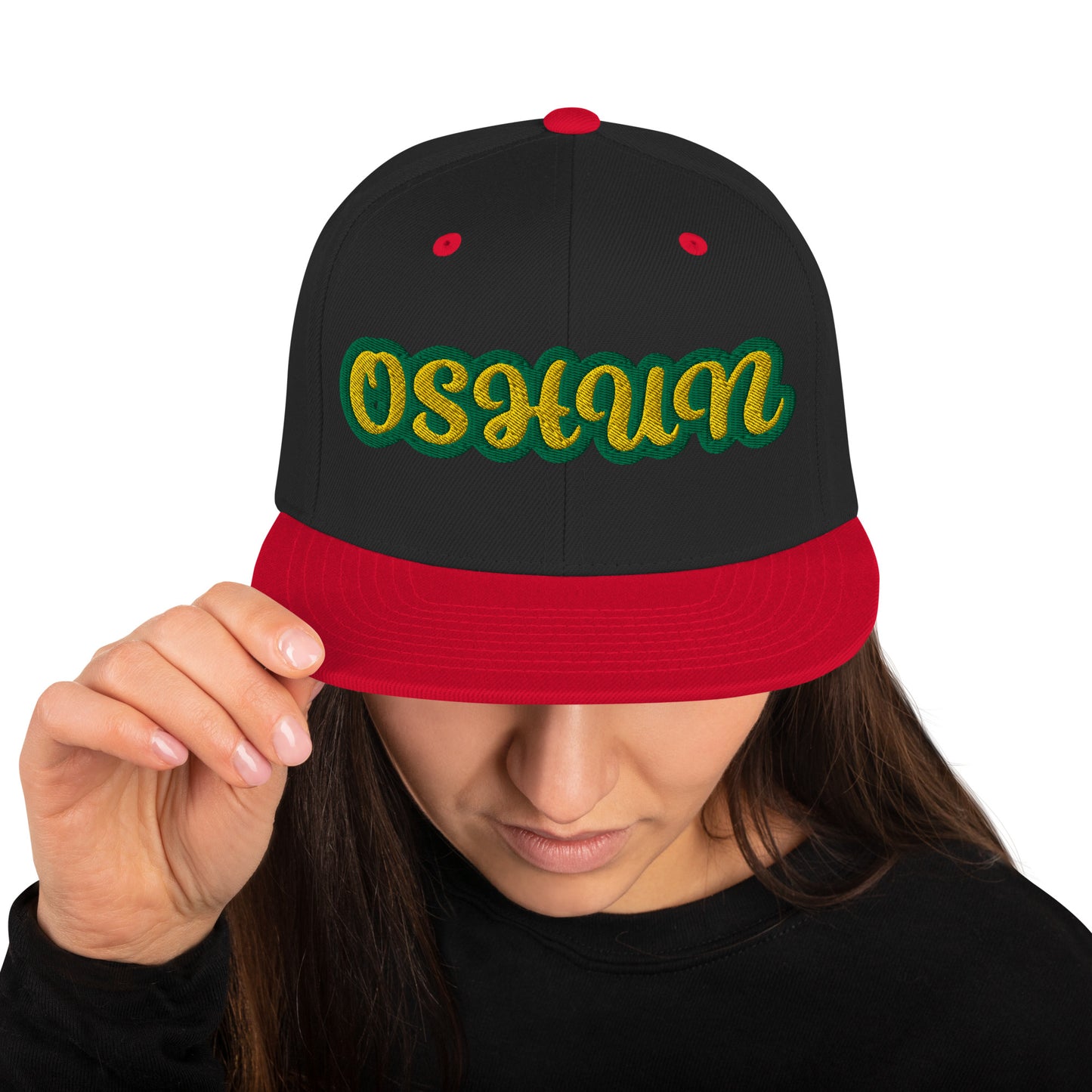 Oshun Lucumi Script Snapback Hat