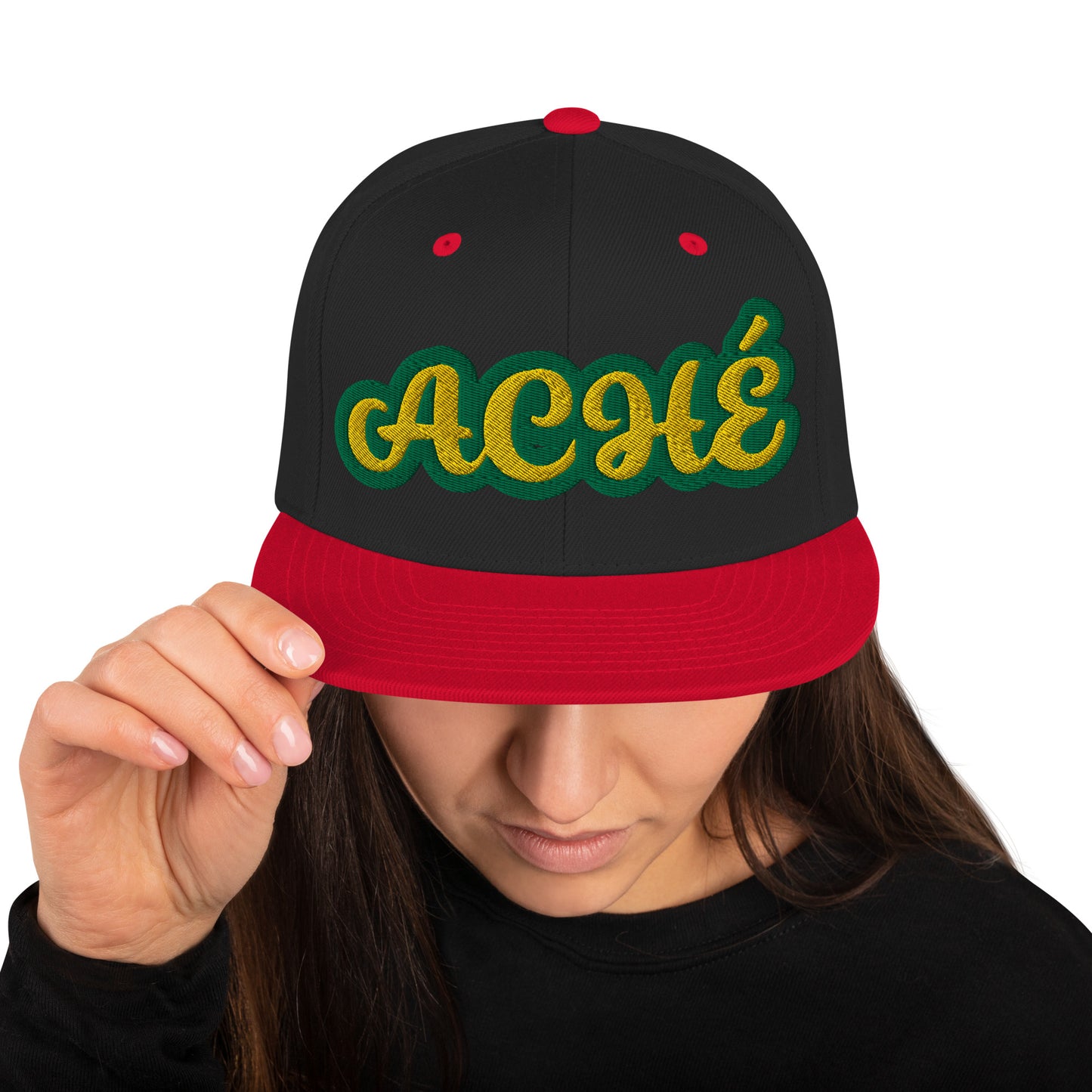 Aché Lucumi  Reverse Script Snapback hat