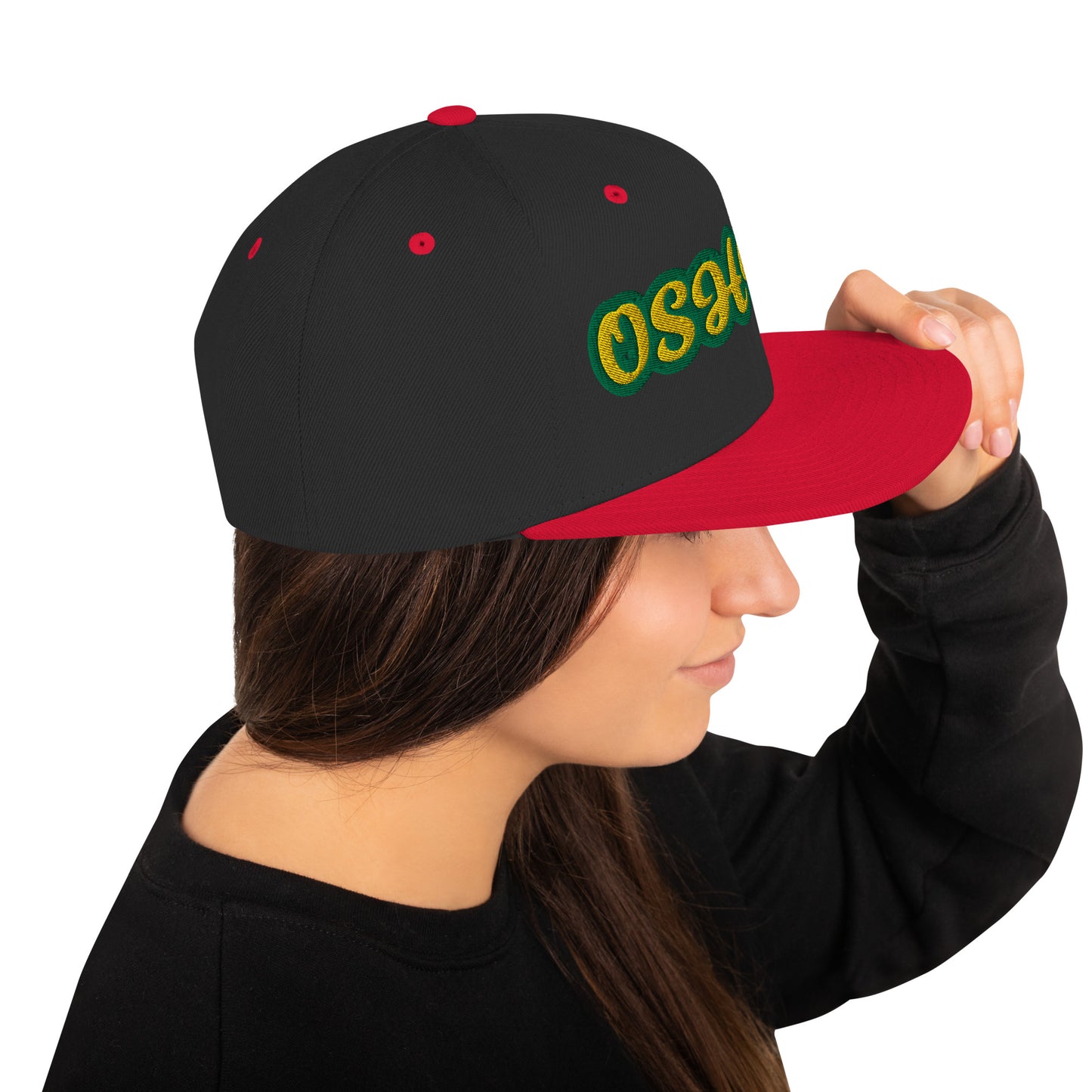 Oshun Lucumi Script Snapback Hat